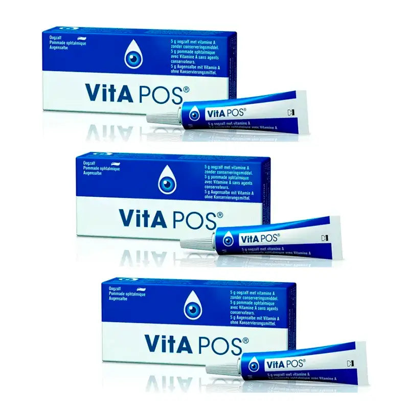 Vita-Pos Augensalbe, 3 x 5 g Packung