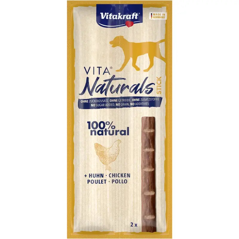 Vitakraft Vita Naturals Hundesticks mit Hühnerfleisch, 28 x 11 Gramm
