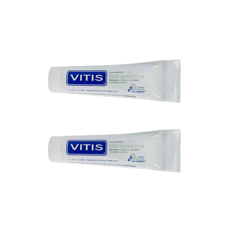 VITIS Duplo Aufhellende Zahnpasta 2x150 ml
