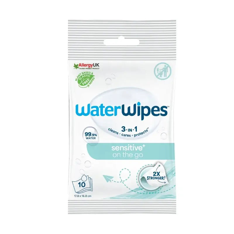 Waterwipes Tragetücher, 10 Stück.