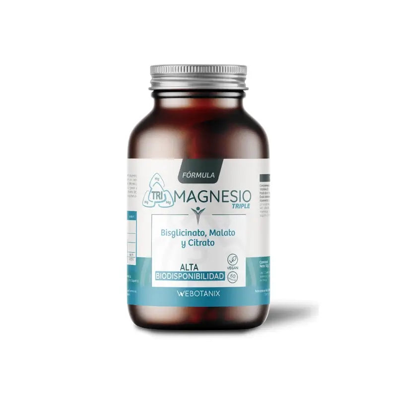 Webotanix Magnesium Dreifach-Formel 60 Kapseln