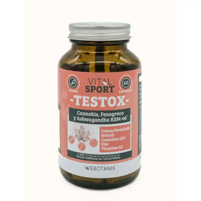 Webotanix Testox 60 Kapseln Vitalsport , 50 Gramm