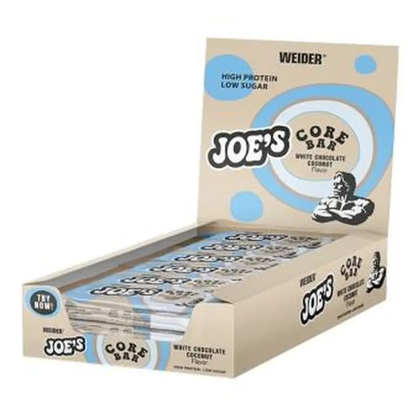 Weider Joe'S Core Bar Choclate White-Coconut 12X45Gr.