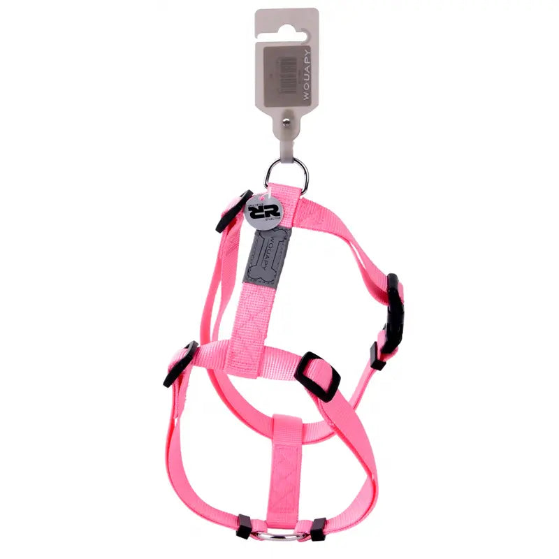 Wouapy Harness Basic Line Pink 12Mm/32-45Cm