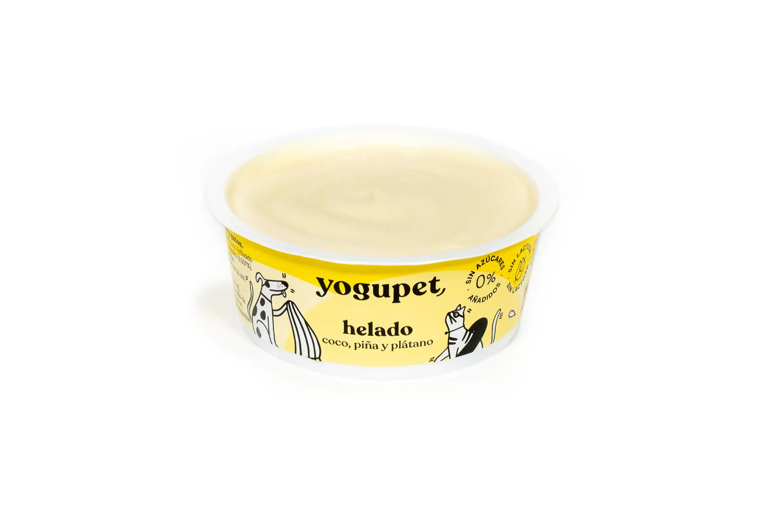 Yogupet Hund/Katze Gelbe Früchte Eiscreme 4X110Gr