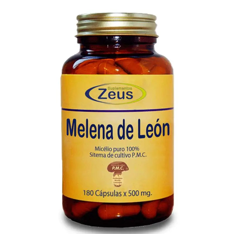 Zeus Hongo Melena De Leon , 180 cápsulas