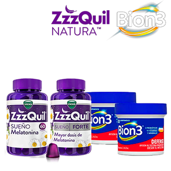 PACKS VIRTUALES BION3, ZZZQUIL HASTA 25% DTO. ON GOING (31 DICIEMBRE 2026)