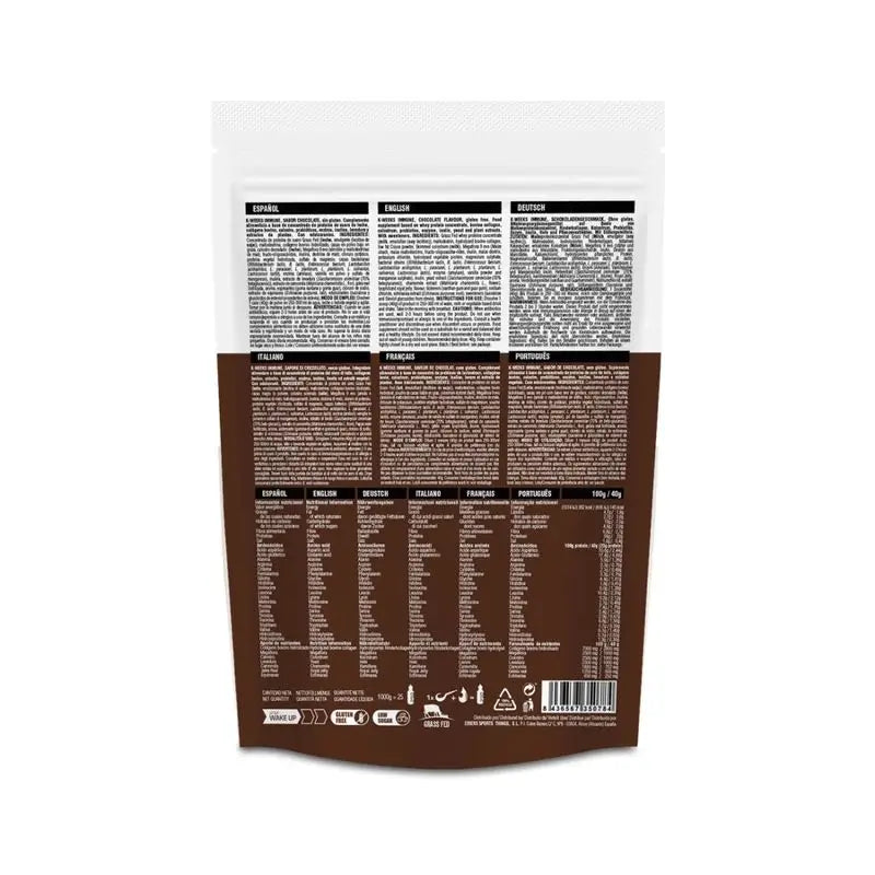 226Ers K-Weeks Immune Grasgefütterter Schokoladen-Protein-Shake, 1000 g