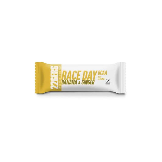 226Ers Race Day Bar - Bcaa Vegan Energy Bar Banana & Ginger, 40g