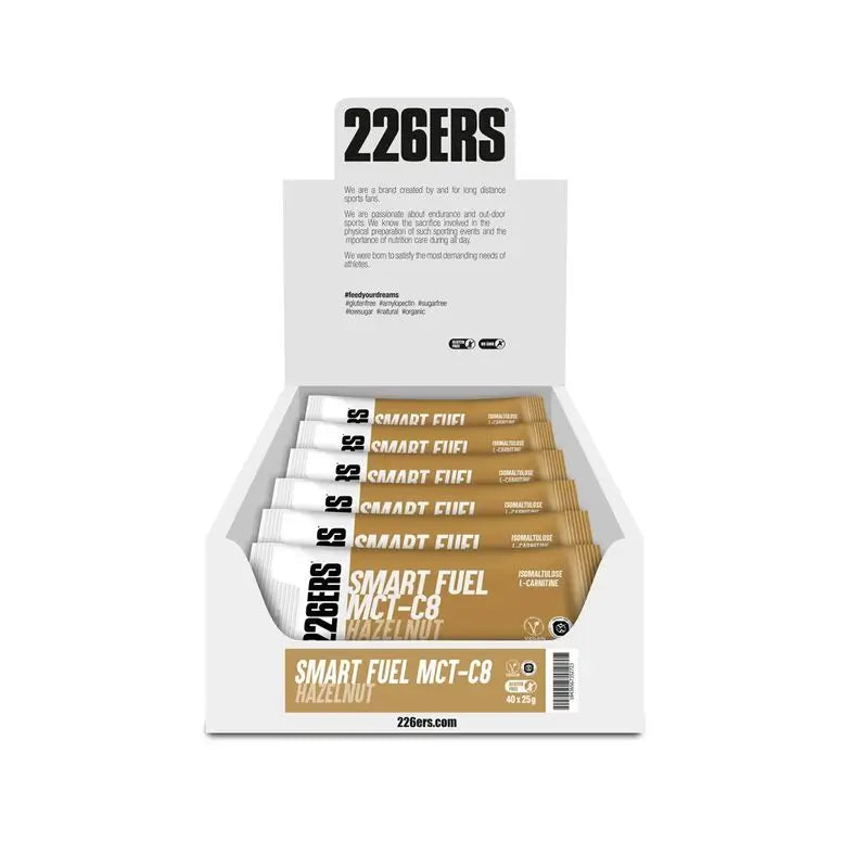 226Ers Smart Fuel  Crema Energética Vegana Avellana - Mct C8, 40x25 gr