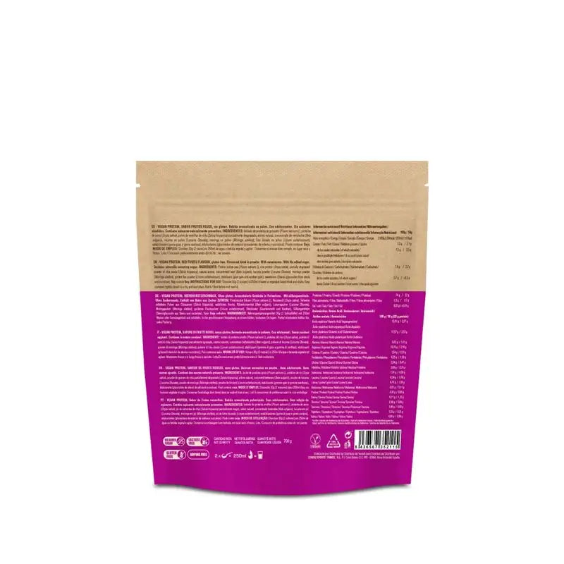 226Ers Vegan Protein 700 Veganes Protein-Shake-Pulver Rote Beeren, 700g