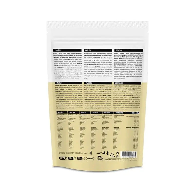 226Ers Whey Protein Gras gefüttert Protein Shake Gras gefüttert Vanille-Custard, 1000g