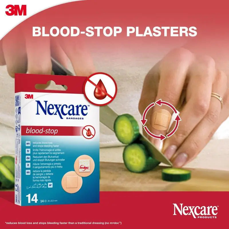 3M Nexcare Blut-Stop Blut-Stop Gerinnungspad 14 Stk.