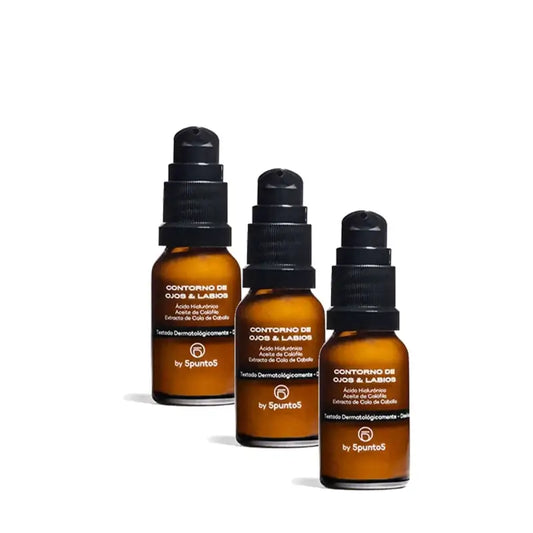 5Punto5 Augen- und Lippenkonturcreme für reife Haut 15 ml, 3er-Pack