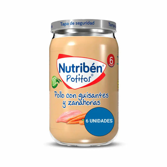 Nutriben Potito Chicken Peas & Carrot 6x235g