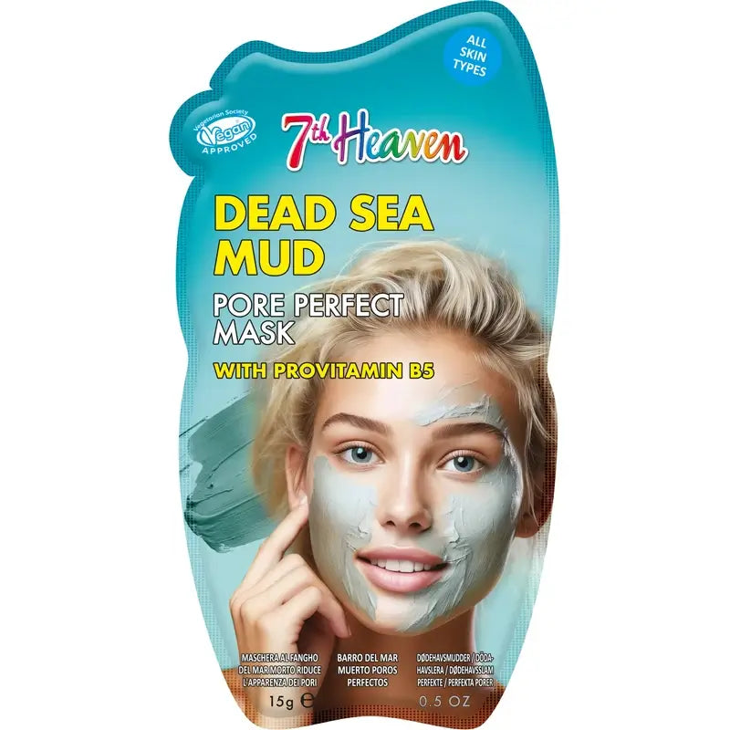 7 Heaven Dead Sea Mud Mask With Provitamin B5 Perfect Pores , 15 ml