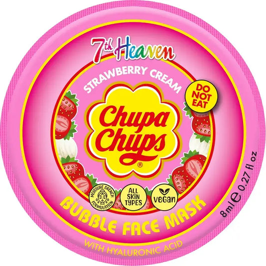7 Heaven Bubble Chupa Chups Strawberry-Cream Bubble Gesichtsmaske