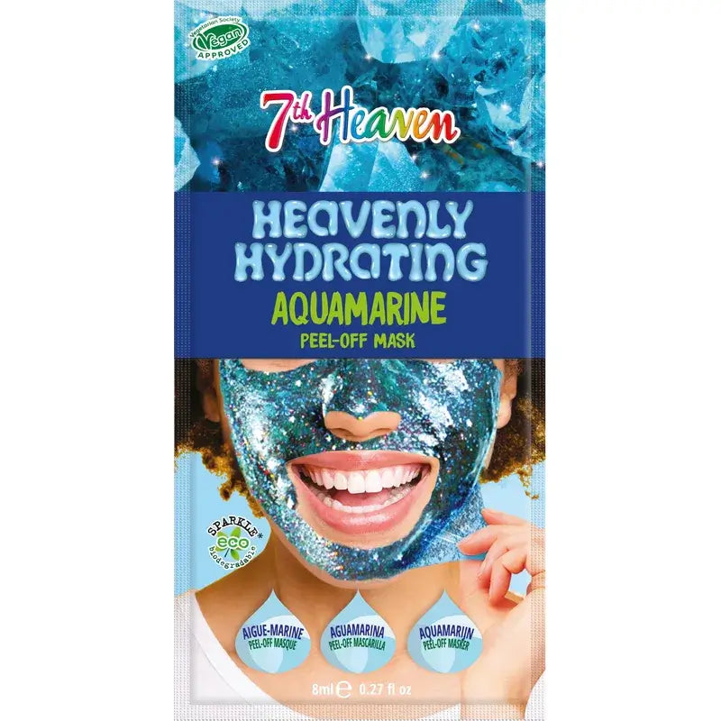 7 Heaven Aqua Marine Feuchtigkeitsspendende Peel-Off-Maske , 8 ml