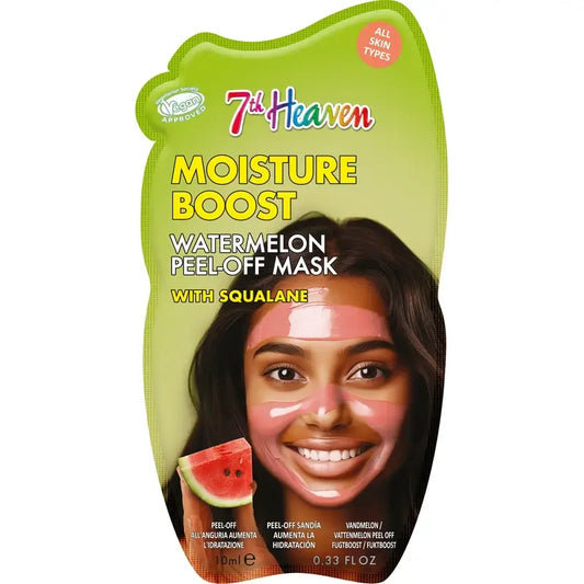 7 Heaven Wassermelone Peel-Off-Maske mit Esqualano erhöht den Feuchtigkeitsgehalt, 10 ml