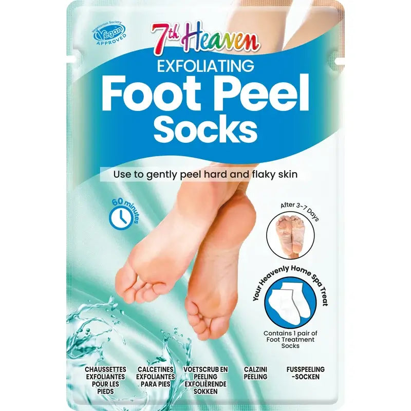 7 Heaven Exfoliating Foot Mask , 1 Stück