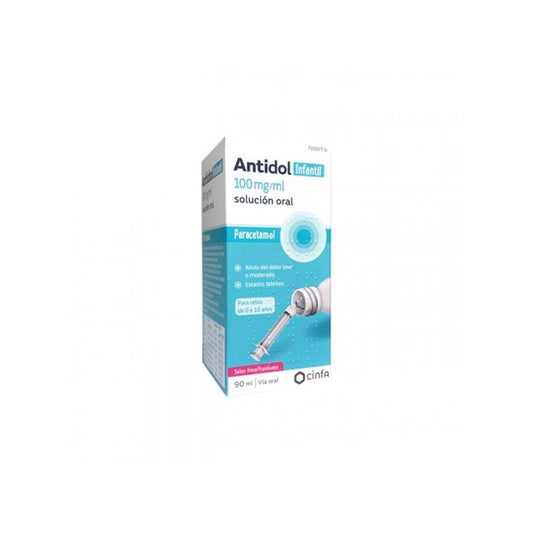 Antidol Infantil 100 Mg/Ml Lösung zum Einnehmen, 1 Flasche 90 ml