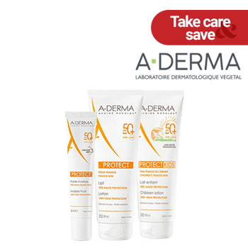 REBAJAS - A-DERMA SOLARES 15% DTO. (31 JULIO 2026)