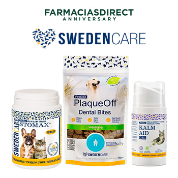 SWEDENCARE - PLAQUEOFF Y RESTOMYL HASTA 30% DTO - ANIVERSARIO - SEMANA DE LA MASCOTA (5 OCTUBRE 2026)