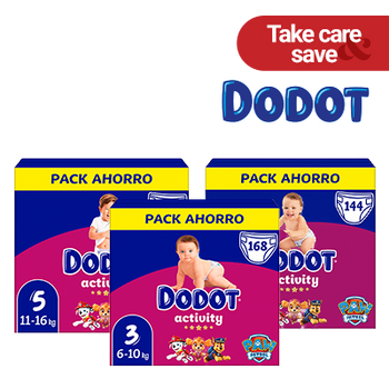 REBAJAS - DODOT ACTIVITY XXL 25% DTO. (26 JULIO 2026)