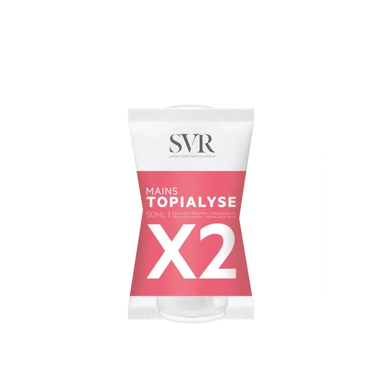 SVR Topialyse Pflegende Handcreme, 2x50 ml