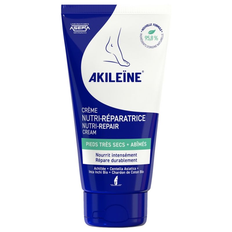 Akileine Regenerierende Creme für trockene Füße 75ml.