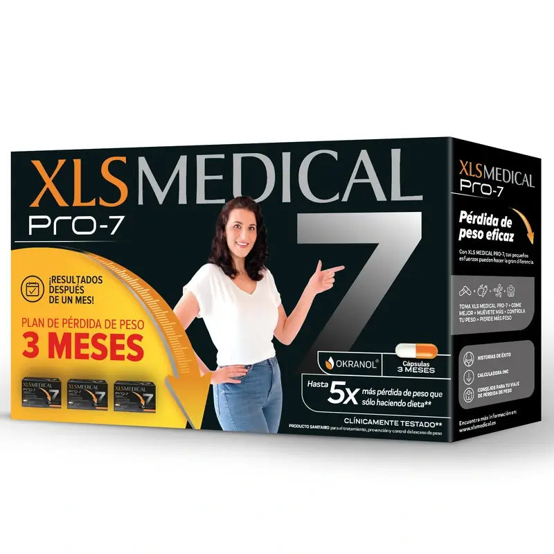 Xls Medical Pro7 Pack 3x180 Kapseln