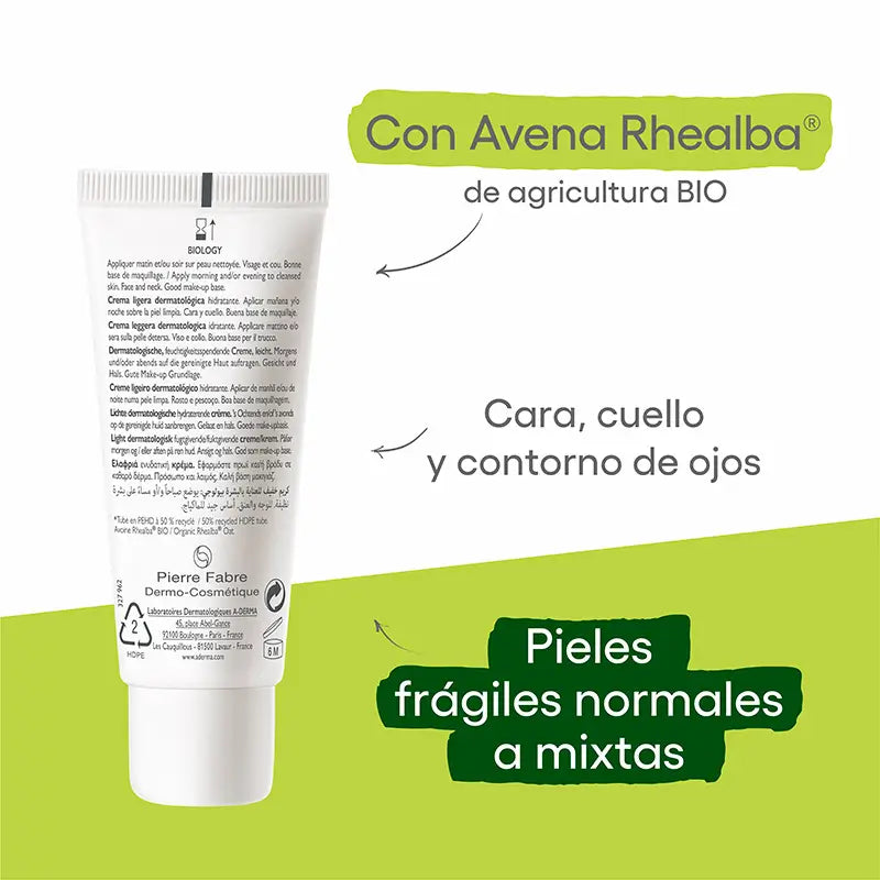 A-Derma Biology Light Dermatologische Feuchtigkeitscreme 40 ml