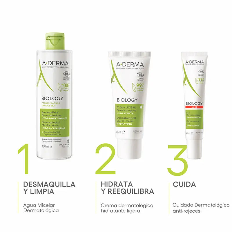 A-Derma Biology Light Dermatologische Feuchtigkeitscreme 40 ml