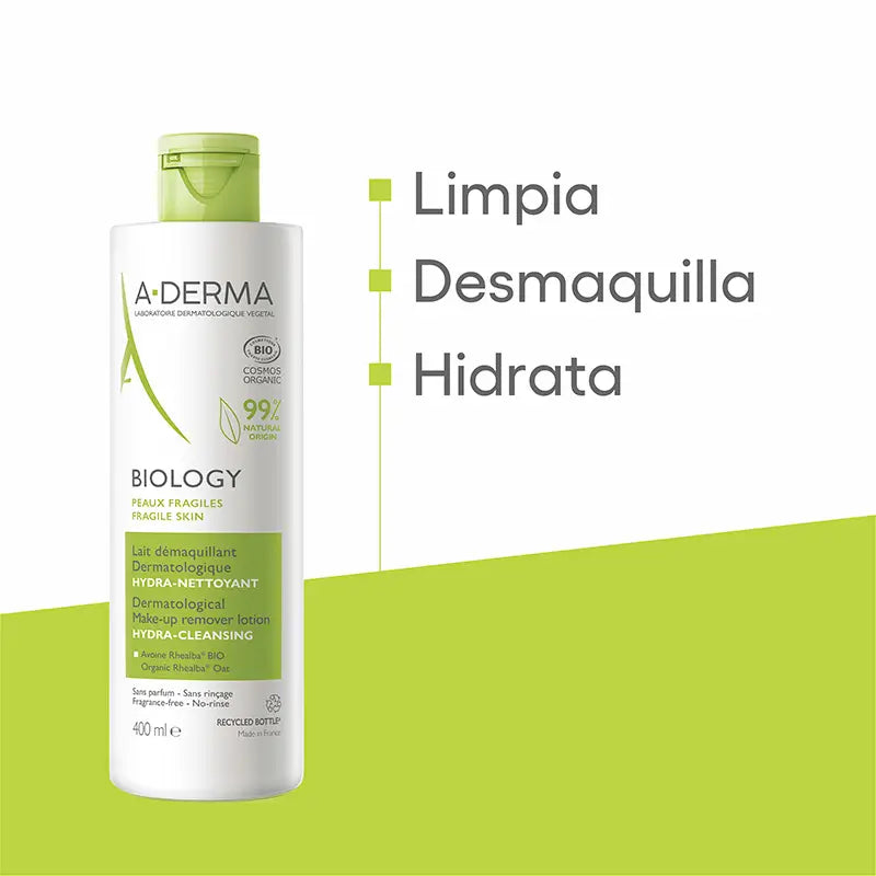A-Derma Biology Dermatologische Make-up-Entferner-Milch 400 ml
