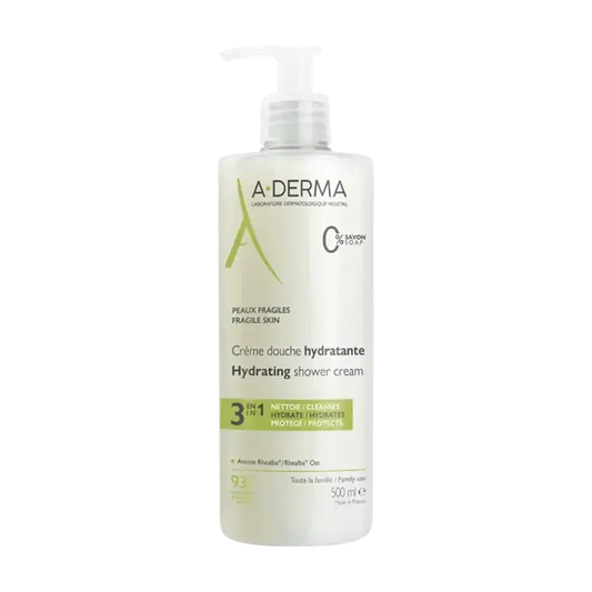 A-Derma Feuchtigkeitsspendende Duschcreme 500Ml
