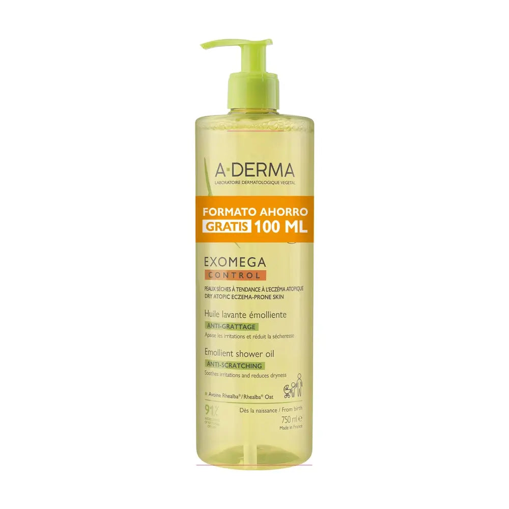 A-Derma Exomega Control Anti-Irritation Emollient Duschöl 750 Ml