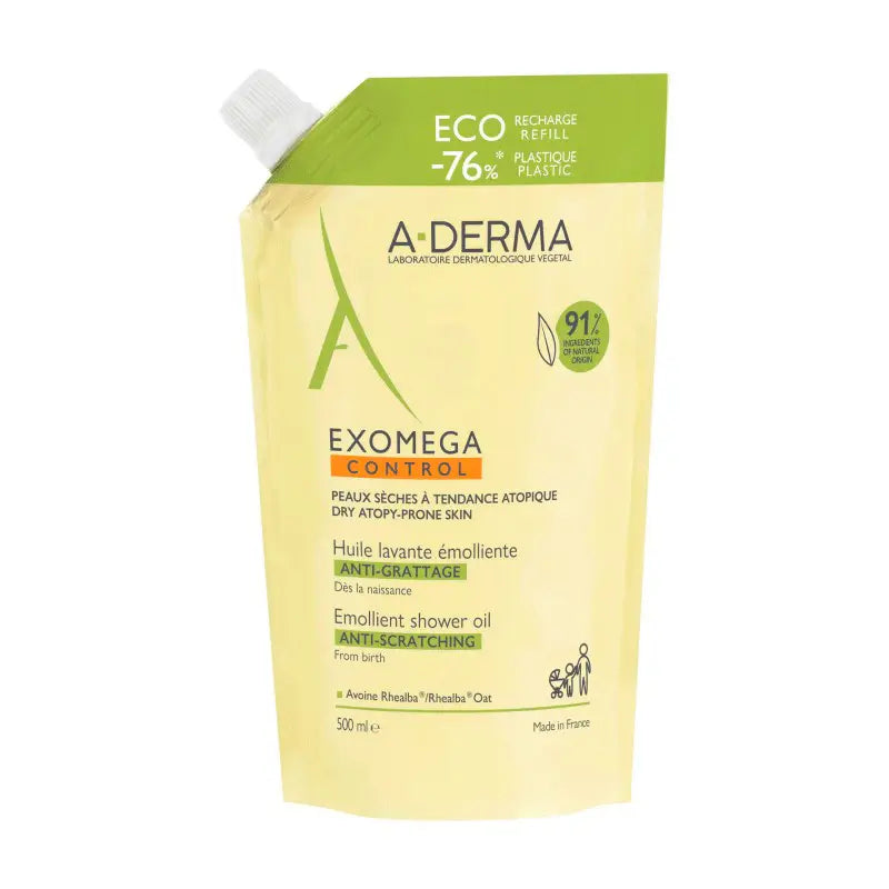 A-Derma Exomega Control Eco-Replacement Oil, 500 ml