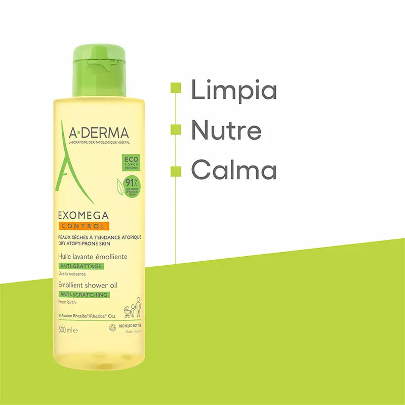 A-Derma Exomega Control Emollientes Duschöl 500 ml