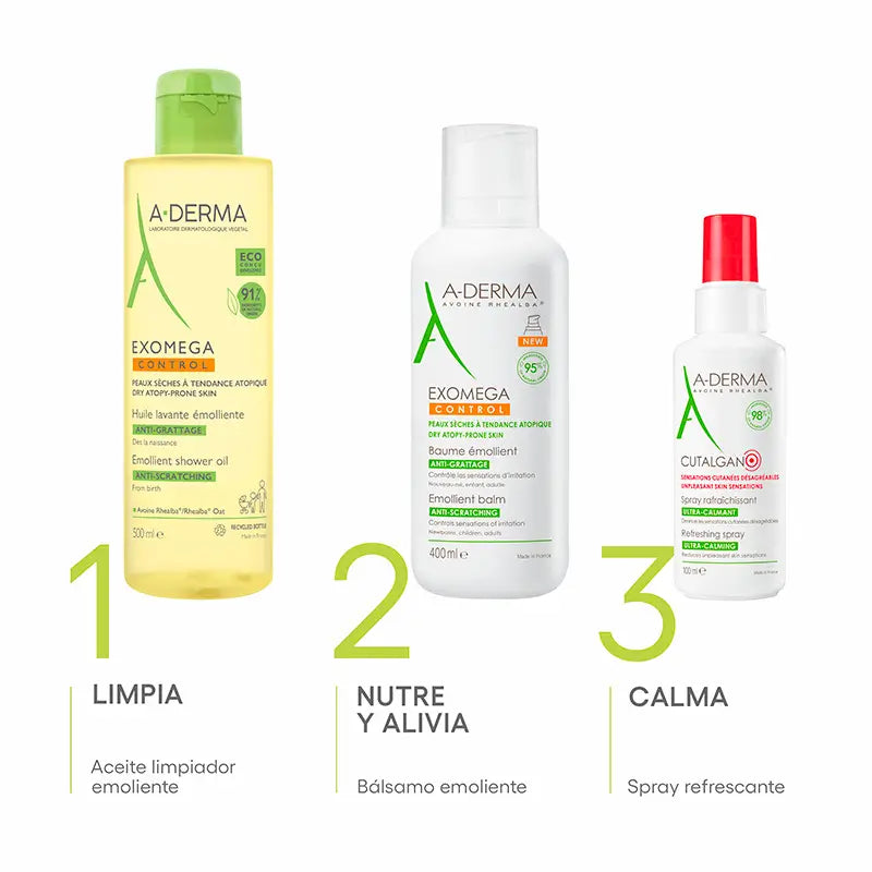 A-Derma Exomega Control Feuchtigkeitsbalsam 400 ml