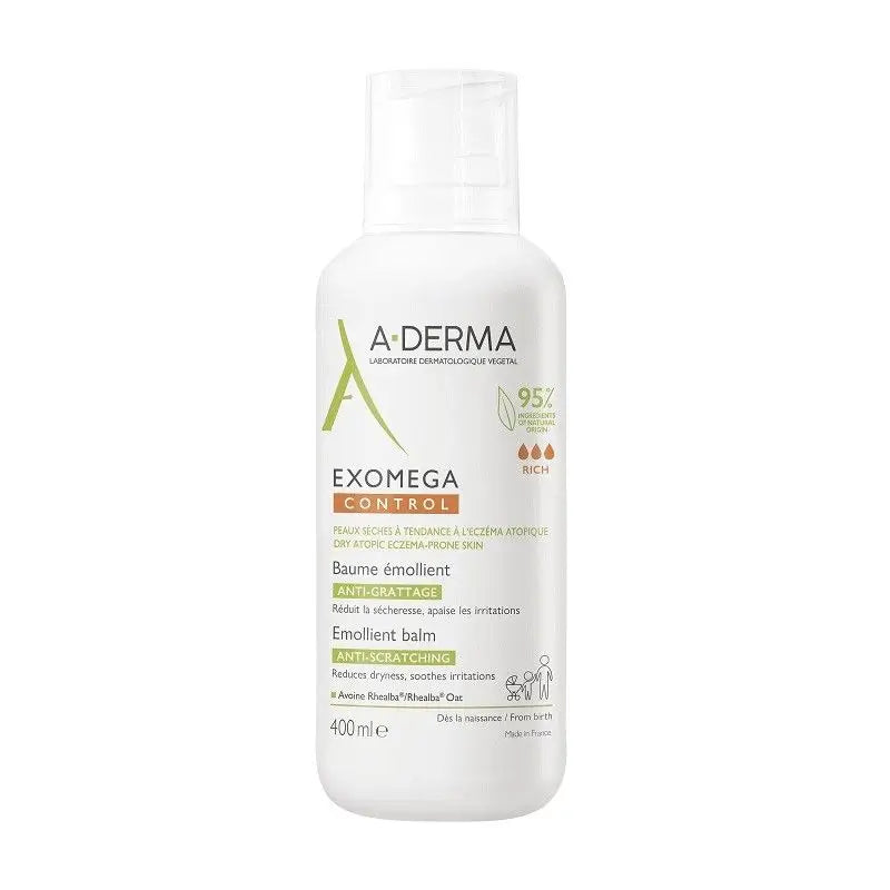 A-Derma Exomega Control Erweichender Balsam 400 ml
