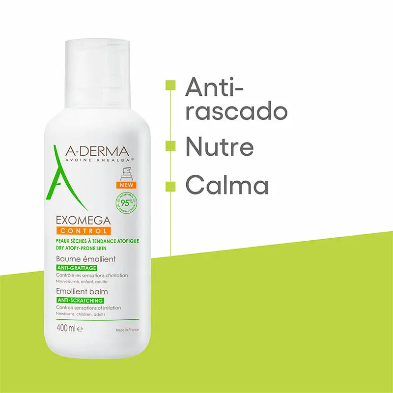 A-Derma Exomega Control Feuchtigkeitsbalsam 400 ml