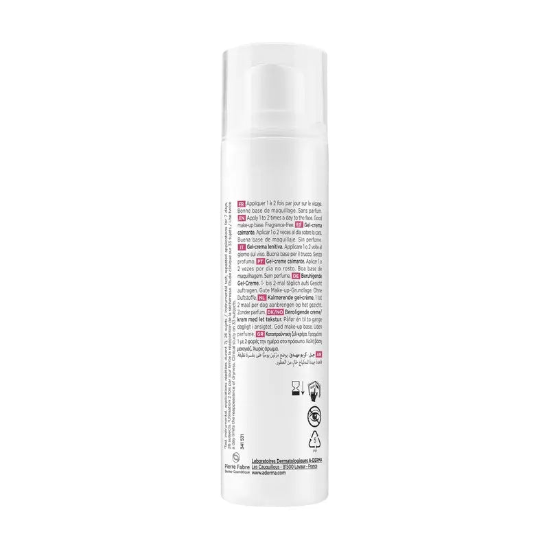 A-Derma Exomega Beruhigende Gel-Creme für das Gesicht, 40 ml