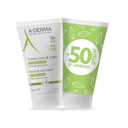 A-Derma Pack Duplo Hand- und Nagelcreme, 2 X 50 Ml