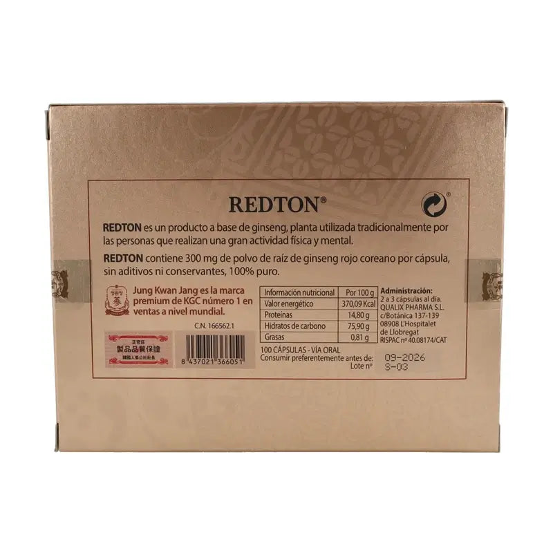 Abamed Farma Redton Koreanischer Roter Ginseng 100Cap