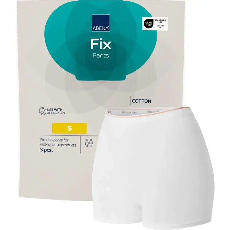 Abena Fix Fixierhöschen aus Baumwolle, Größe S, 10 Stück