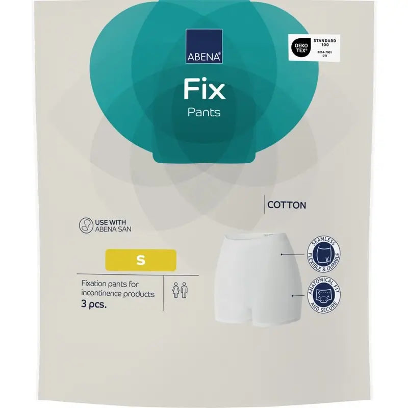 Abena Fix Fixierhöschen aus Baumwolle, Größe S, 10 Stück