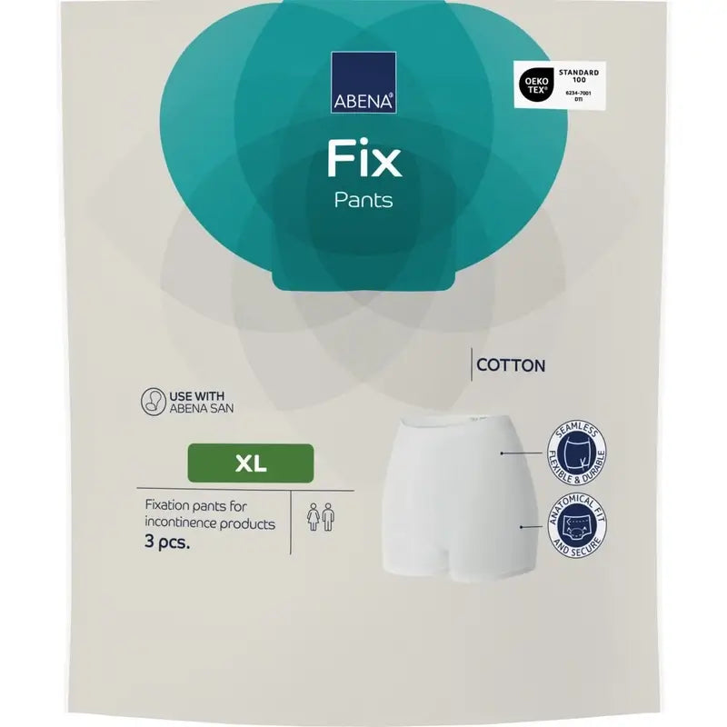 Abena Fix Fixierhöschen aus Baumwolle, Größe XL, 10 Stück