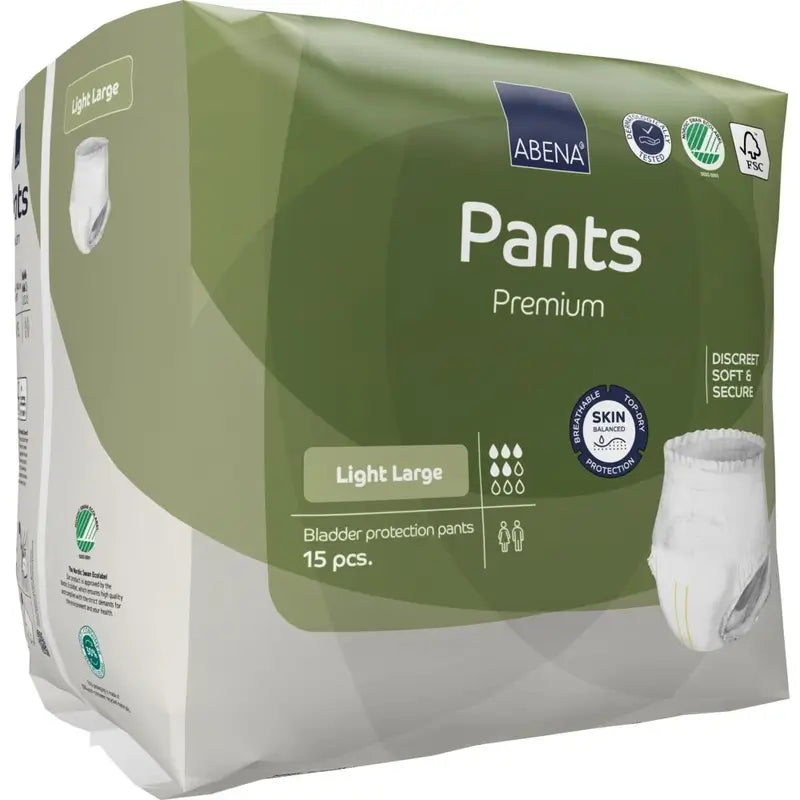 Abena Pants Premium Light, Größe L, 15 Stück