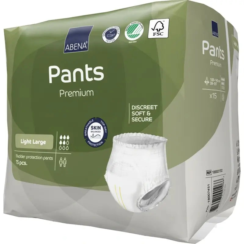 Abena Pants Premium Light, Größe L, 15 Stück