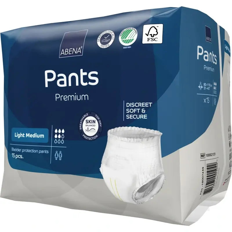 Abena Pants Premium Light, Größe M, 15 Stück